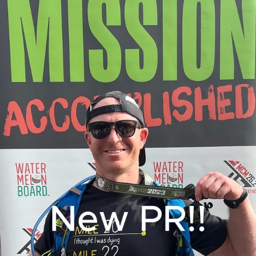 Jordan M. at the Marine Corps Marathon finish